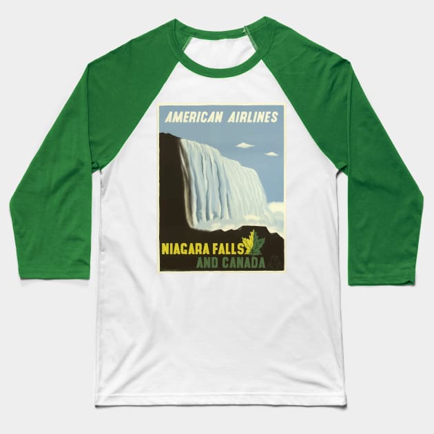 Vintage Poster Niagara Baseball T-Shirt by Yaelledark